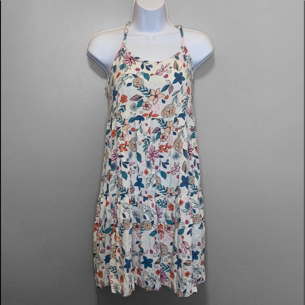 Flower Print Mini Dress